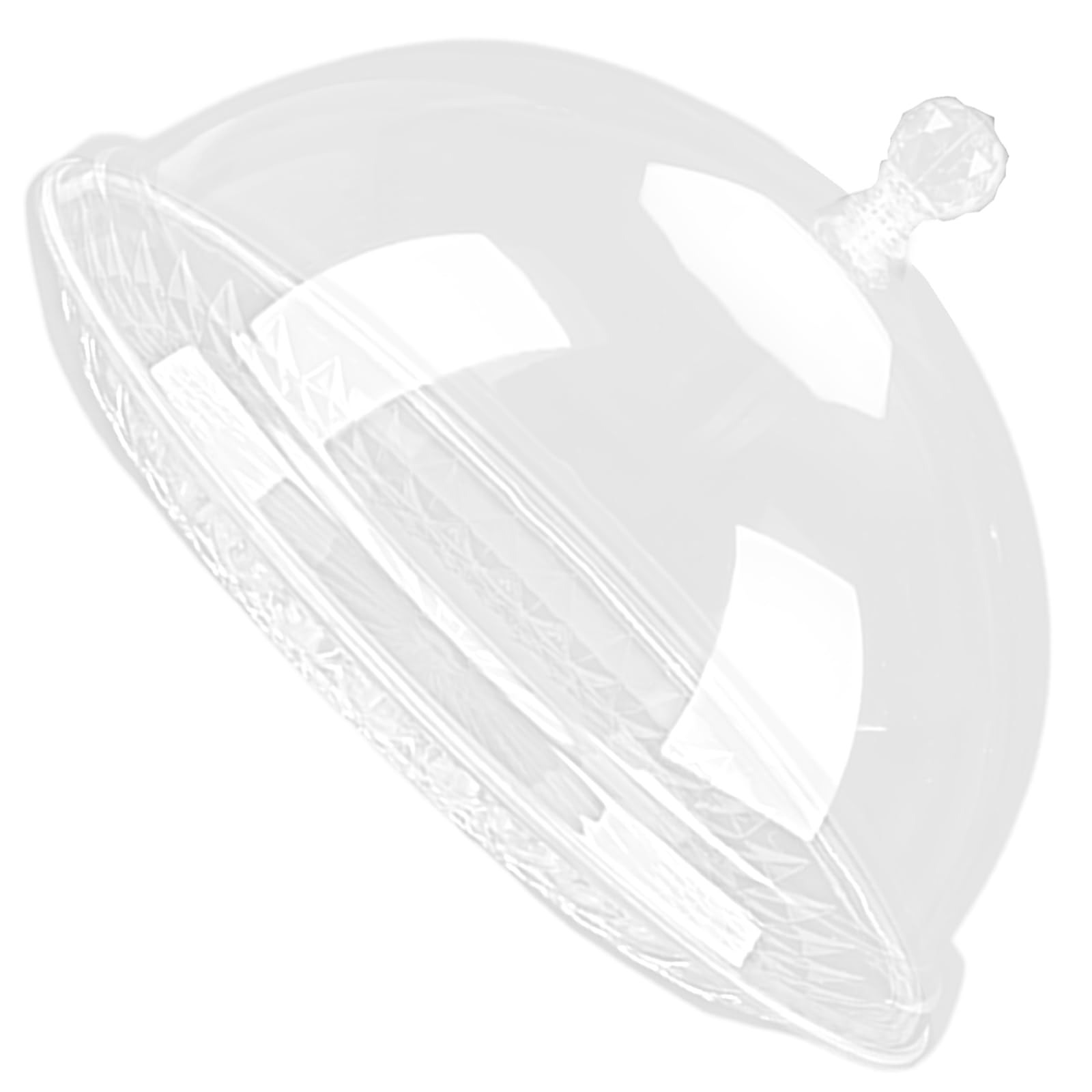 Kalttoy Decorative Lidded Serving Platters European Kitchenwares Clear Covered Dessert Plate for Wedding Receptions and Teas Parties European Styles Covered Fruit Tray