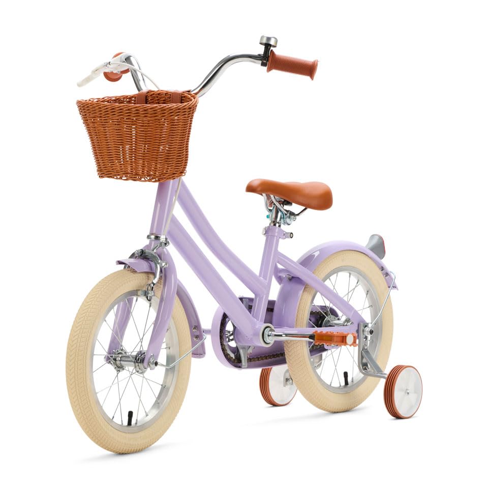Generation Hip Kinderfahrrad 14 Zoll - Lila - Fahrrad mit Stützrädern für Kinder von 3 bis 5 Jahren