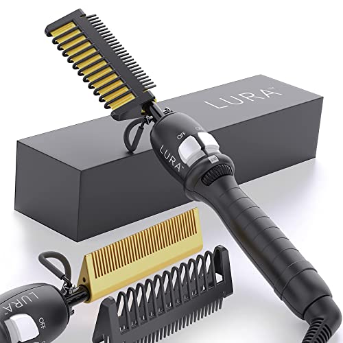 200-500°F Hot Comb Electric For Wigs:pressing Combs For Black Hair,Electric Straightening Comb For Men,Electric Comb Hair Straightener For Women Thick Hair,Heat Comb For African American Hair #TOP13