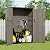 KINYING Outdoor Storage Shed,57 Cu.ft Vertical Outdoor Storage Cabinet Waterproof, Outdoor Resin Tool Shed for Patio Furniture, Garden Tools, Pool Accessories, Lawn Mower(Coffee Color)