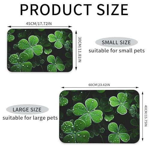 Tapis d'alimentation super absorbant et antidérapant pour chien - 4