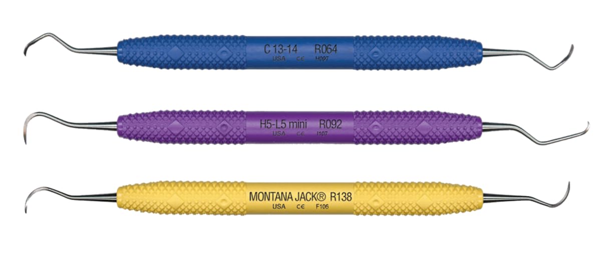 PDT R904 Cruise Line 3 Saver Debridement Curettes Scalers Dental Kit 3/Pk