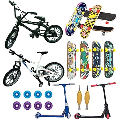 SHAOOU Mini Finger Skateboards and Bikes Set Cover