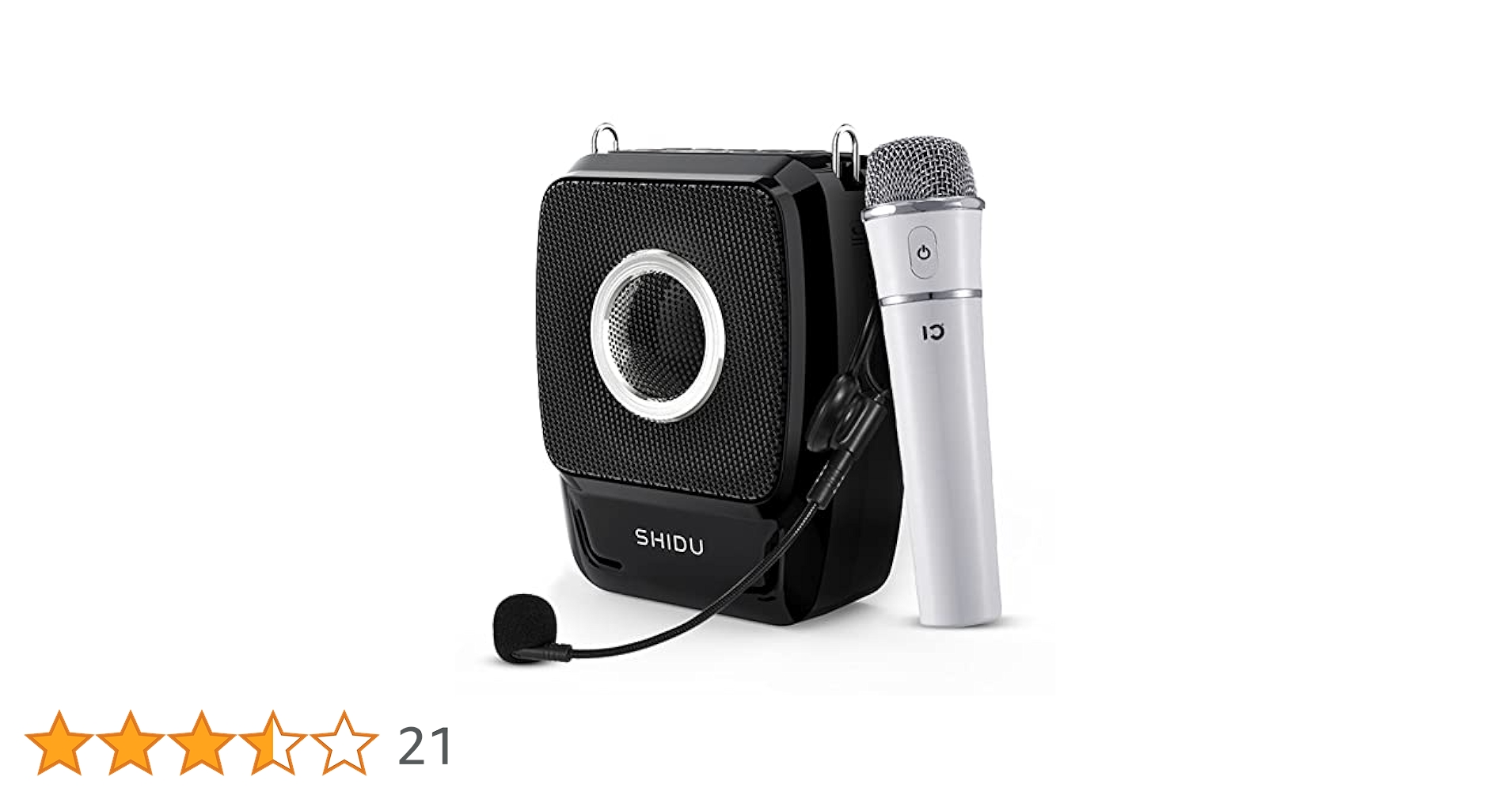 【動作確認済み】SHIDU　ボイスアンプ　拡声器　ワイヤレス　マイク付き Amazon.co.jp: SHIDU ワイヤレス ハンズフリー拡声器 小型 高