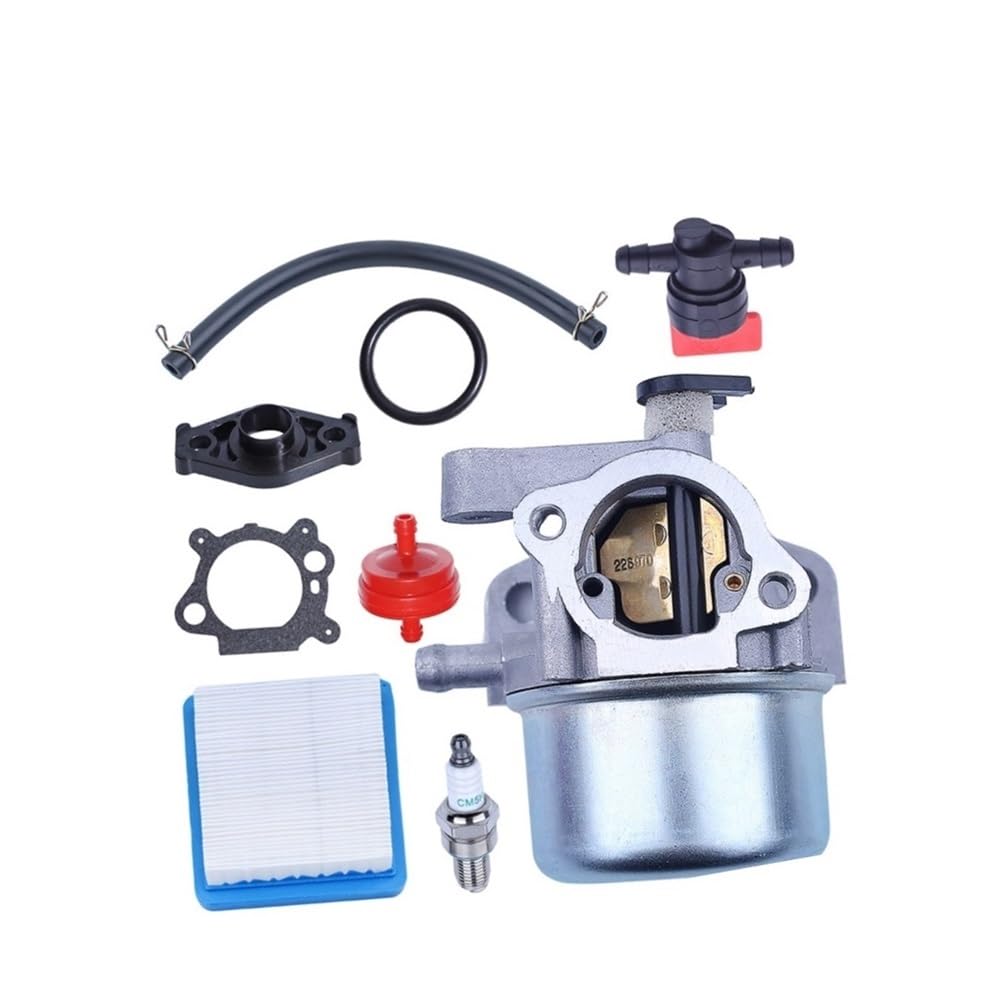 Kit carburateur pour tondeuse 6.25 CV et 6.75 CV moteur 190 cm3 avec bougie d'allumage