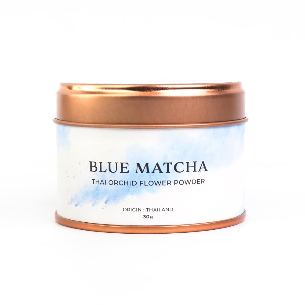 Tealand Blue Tea Butterfly Pea Tree Thai Orchid Flower Petal Powder Superior Grade Petals Only 30g