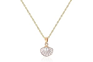 Shell Gold Necklace: A Touch of the Ocean's Beauty