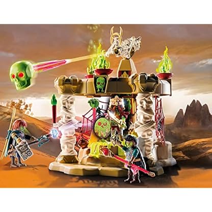 PLAYMOBIL Novelmore 70751 Sal’ahari Sands – Tempel der Skelettarmee, Mit Lichteffekt, Ab 4 Jahren