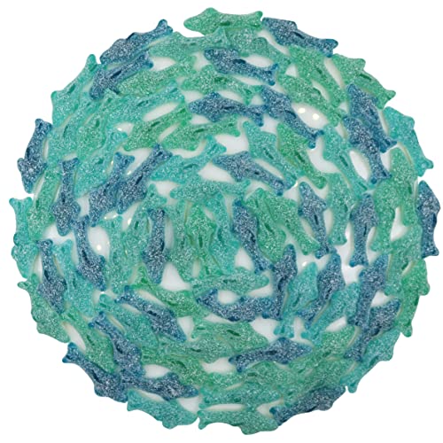 Firstchoicecandy Fantastic Gummy Shark (Mini Sour Blue Raspberry, 2 Pound (Pack Of 1)) #TOP3