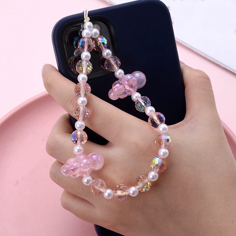 Beaded Phone Charm Cell Phone Lanyard,Phone Lanyard Strap