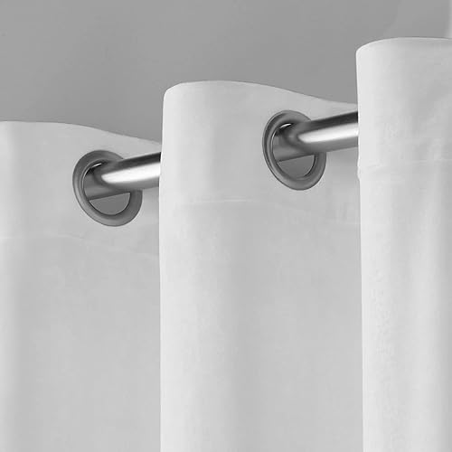 Vista 77 de Exclusive Home Velvet - Par de paneles de cortinas pesadas filtrantes de luz con ojales, 54 x 96 pulgadas, azul pizarra