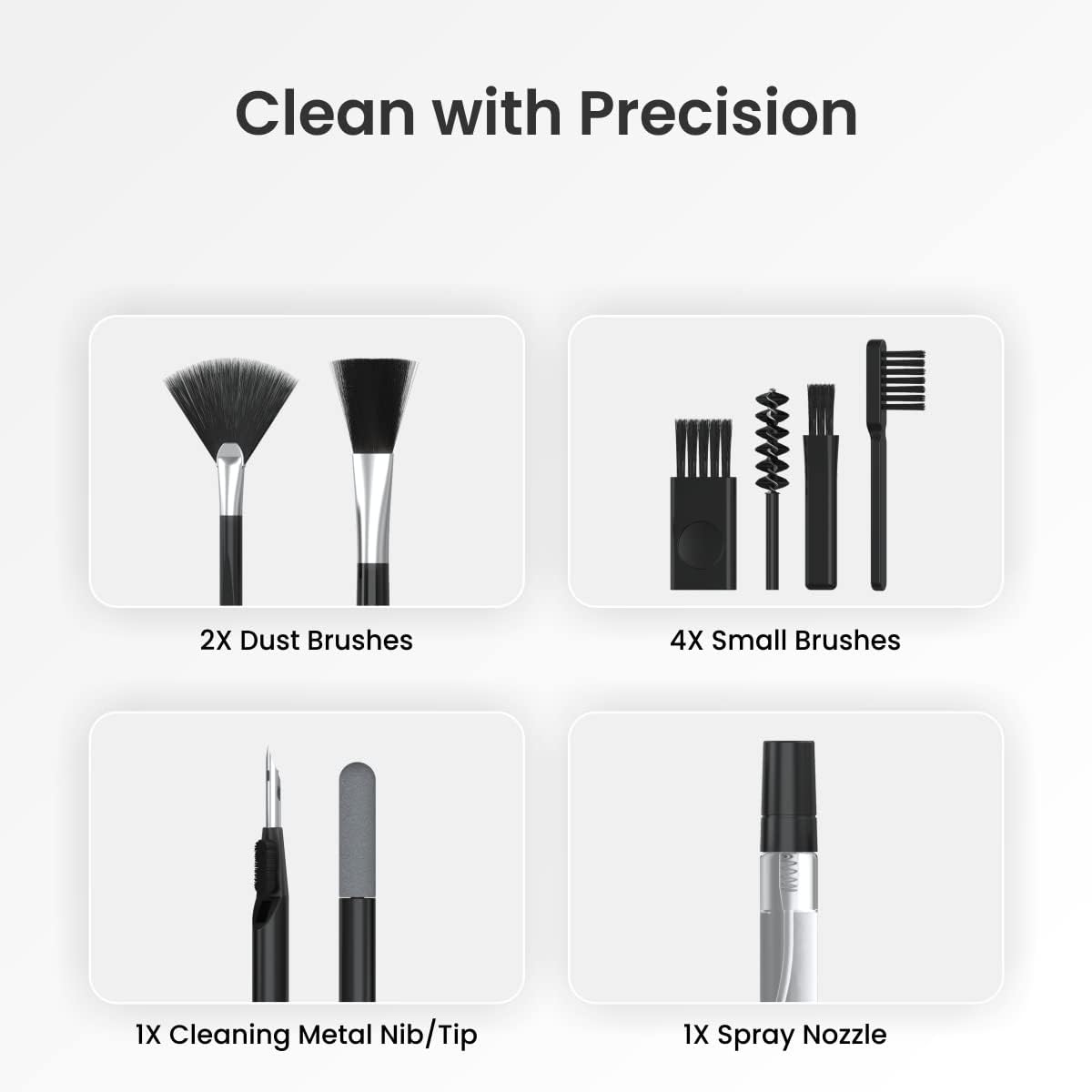 Sixfire 18 in 1 Gadget Cleaner Kit for Smartphones Tablets Mobiles Computer - Laptop Cleaning Kit for Screen Keyboard Electronic Gadget Cleaner 2