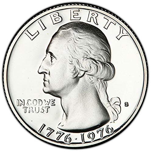 1976 S Clad Proof Bicentennial Washington Quarter Choice Uncirculated US Mint