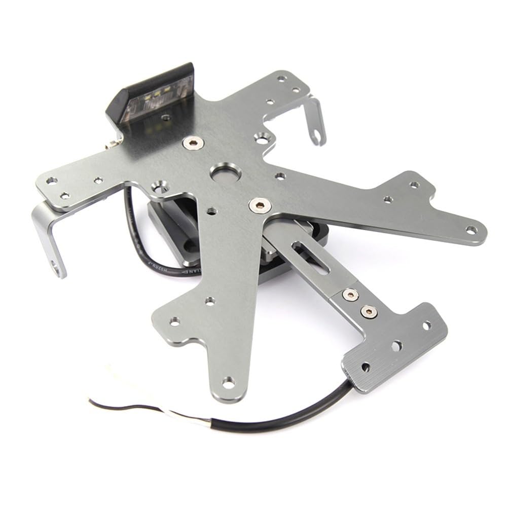 DDGBERFP For Z1000 2010-2016 Motorcycle License Plate Holder With Turn Signal Tail Tidy Mudguard Eliminator(Titanium)