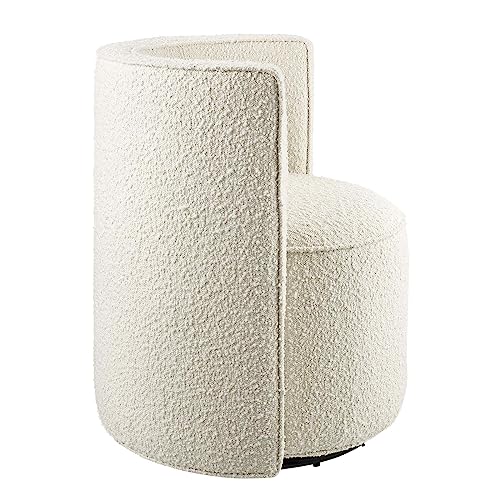 Sillón Giratorio Tela Bouclé Menta miniatura 4