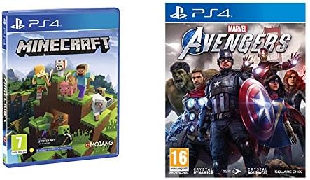 PS4 Minecraft Bedrock Ed. (PS4)&Marvel Avengers (PS4)