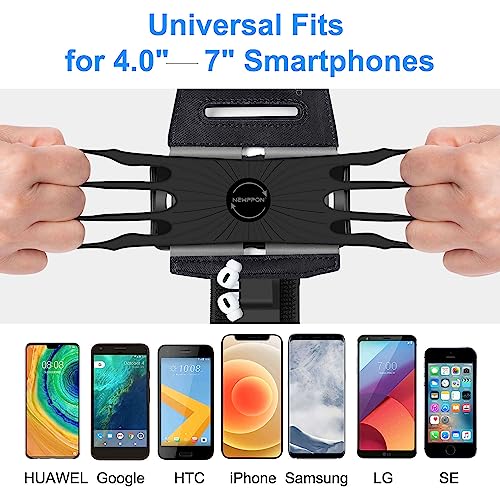 Newppon IARMBAND 8SBLK Cell Phone Running Armband thumb #1