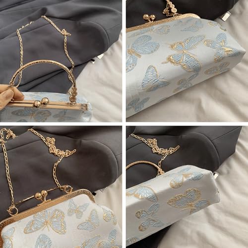 Kiss Lock Purse and Handbag for Women Floral Embroidered Crossbody Bag Kiss Clasp Handbags Medium Tote Shoulder Bags4