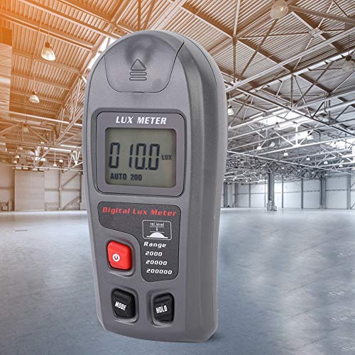 Luxímetro Portátil Preciso - Medição De Luz - Faixa De 200.000 - Ideal Para Fotografia, Casa E Local