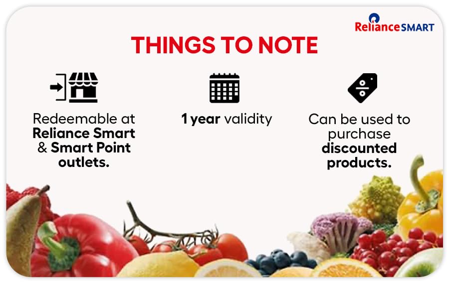Image of Reliance Smart Super Store| E-Gift Card | Instant Delivery | Valid for in-store purchases | 1 year validity