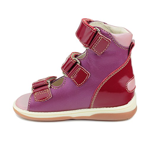 Memo Viki High-Top Ankle Support Diagnostic & Corrective Afo Sandal, Pink, 23 (7 M Us Toddler) #TOP3