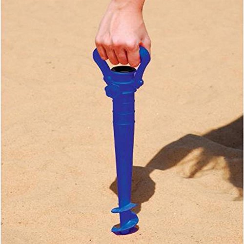 SACA AREIA COM SUPORTE PARA GUARDA SOL E VARA DE PESCA