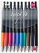Pilot Knock Gel Ink Extra Fine Ballpoint Pen, Juice Up 04, 10 Color Assorted (LJP200S4-10C)