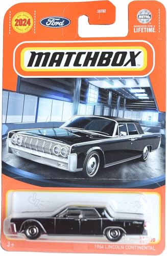 Matchbox 1964 Lincoln Continental negro 1:64 miniatura 1