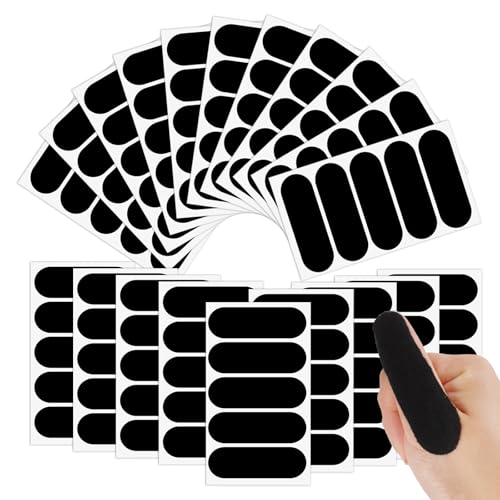 Guirnd Bowling Tape 100 PCS Black Elastic Bowling Thumb Tape for Bowlers Exercise Sport Sweat Absorbing Bowling Finger Tape for Women and Men Finger Tape for Bowlers
