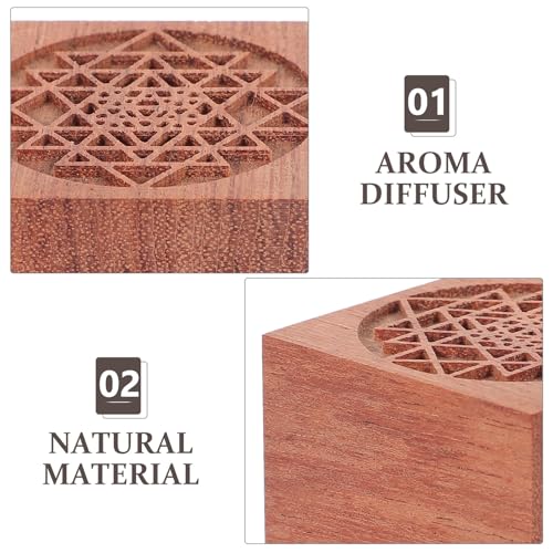 Difusor aromático eléctrico de madera Uonlytech cube miniatura 3
