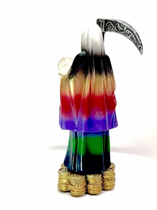 Santa Muerte 7 colores estatua 5 pulgadas miniatura 2