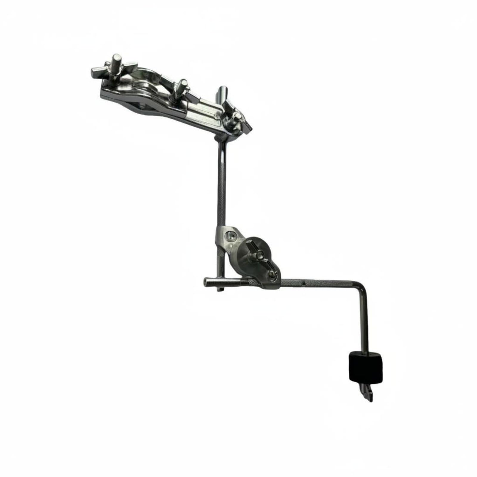 Morsetto Estensione Piatto Rimovibile Supporto Piatti Regolabile Metallico Staffa Supporto Batteria per Sala Prove, Palco, Studio di Registrazione, Supporto Per Piatto