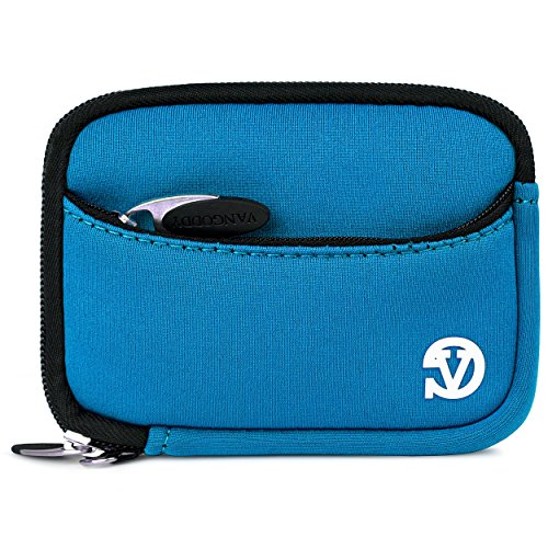 VanGoddy Mini Glove Sleeve Pouch Case for Nikon Coolpix P340, P330, P310, P300, P5000 Point and Shoot Digital Cameras (Sky Blue)