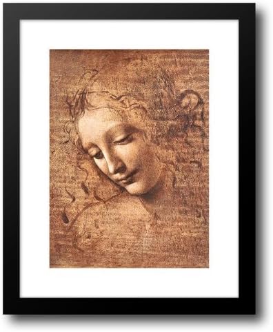 Female Head (La Scapigliata), 15x18 Framed Art Print by Da Vinci, Leonardo