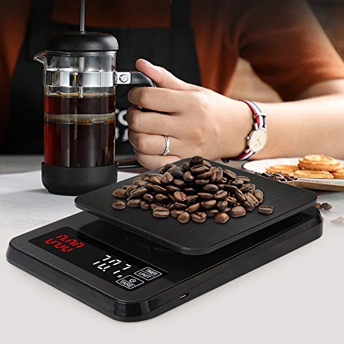 Food Scale, Digital Kitchen Scale, Electronic Drip Coffee Scales with Timer, Precision Diet Scale for Cooking, Baking, Measuring Tools, Scale