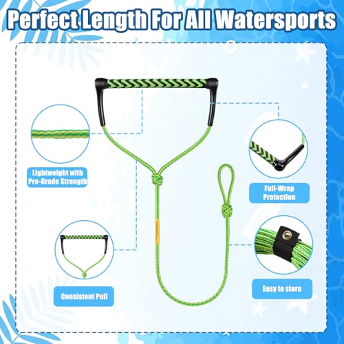 Image of Soulchen 75ft Wakeboard Rope with Handle and Floats