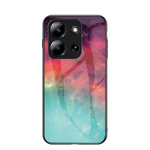 携帯ケース 対応機種 for Redmi 15C (171mm),対応機種 for Xiaomi Poco C85 保護ケース 3 in 1【PCガラスバックパネル+TPUシリコーン】 Green