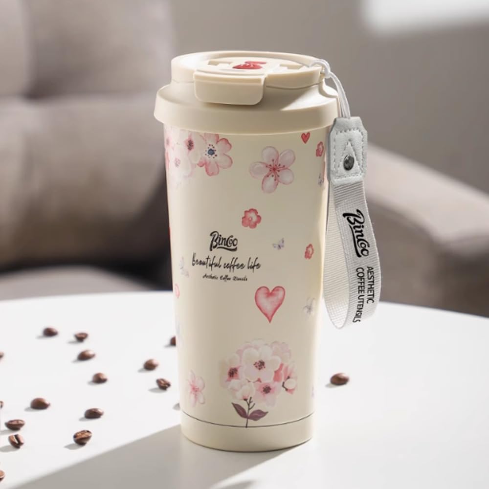 Taza de café totalmente automática, termo eléctrico recargable, modelo Stanley, vaso de acero inoxidable con agitación de un solo toque, 8 horas de larga duración, conservación del calor,