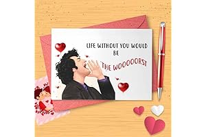 Funny Jean Valentines Card: Love You My Whole Butt