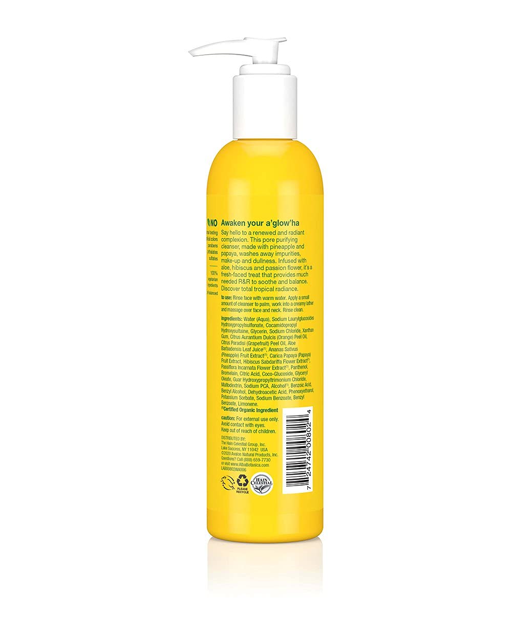 Alba Botanica Hawaiian Facial Wash, Deep Cleansing Coconut Milk, 8 Oz : Alba Botanica: Beauty & Personal Care