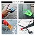 4PCS Snow and Ice Scraper for Car Windshield - Ice Snow Frost Removal Tool with Non-Slip Handle - Plastic Snow Scraper Auto Window Shovel Tool - Winter Windshield Defroster Tool No Scratch for Cars