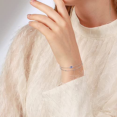 MONGAS Tree of Life/Dragonfly/Butterfly/Hamsa Evil Eye/Elephant/Daisy/Turtle Bracelets Sterling Silver Adjustable Bracelet Christmas Jewelry Gifts for Women2