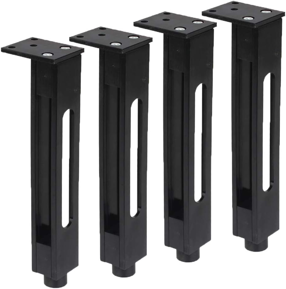 Furniture Leg Sofa Legs, 4 Pieces of Adjustable Metal Furniture Feet Furniture Legs Aluminum Furniture Support Legs Sofa Bed Heavy Furniture for Beds,Cabinets,Tables and Other Furniture Feet