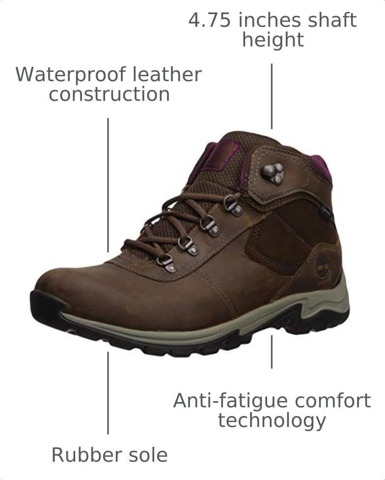 Image of Timberland Women's Mt. Maddsen Mid Waterproof Hiking Boots