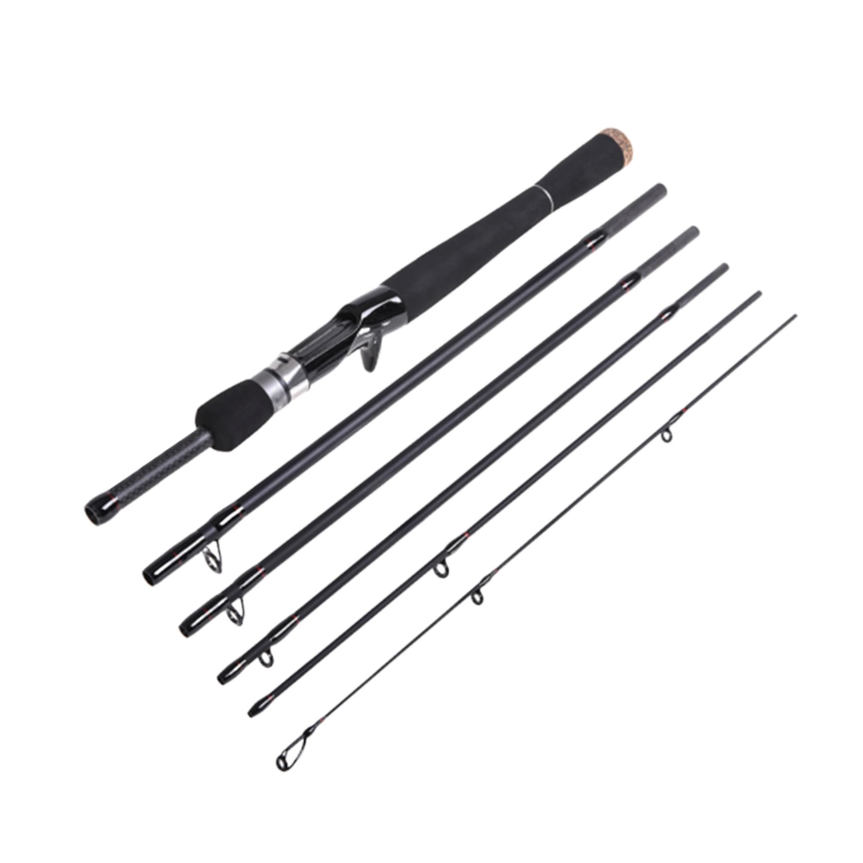 Generic 6 Fishing Rod Combos Reel Rods Surf Rod Rack Holder Fish Rod Fishing Pole Short Lure Rod