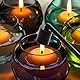 TheStriven Edelstahl Kerzenlöscher Kerze Werkzeug Kerzenlöscher aus Edelstahl Edelstahl-Kerzenlöscher Kerzenlöscher mit Griff Kerzenwerkzeug Für Kerzen Docht Dochtlöscher Candle Extinguisher Schwarz