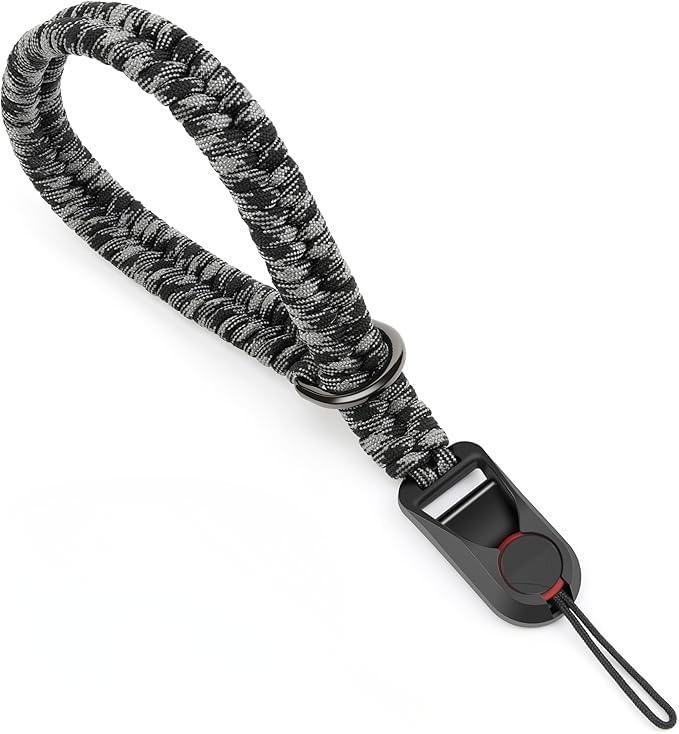 RUBRIC Camera Wrist Strap | Paracord Hand Grip with Quick Release | Adjustable & Durable Polsband for DSLR, Mirrorless & Action Cameras RUBRIC Camera Wrist Strap | Paracord Hand Grip with Quick Release | Adjustable & Durable Polsband for DSLR, Mirrorless & Action Cameras