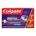 Creme Dental Colgate Máxima Proteção Anticáries mais Neutraçúcar 70g Promo Leve 3 Pague 2 13 51oF0 Q RvL. SL500 . SS150