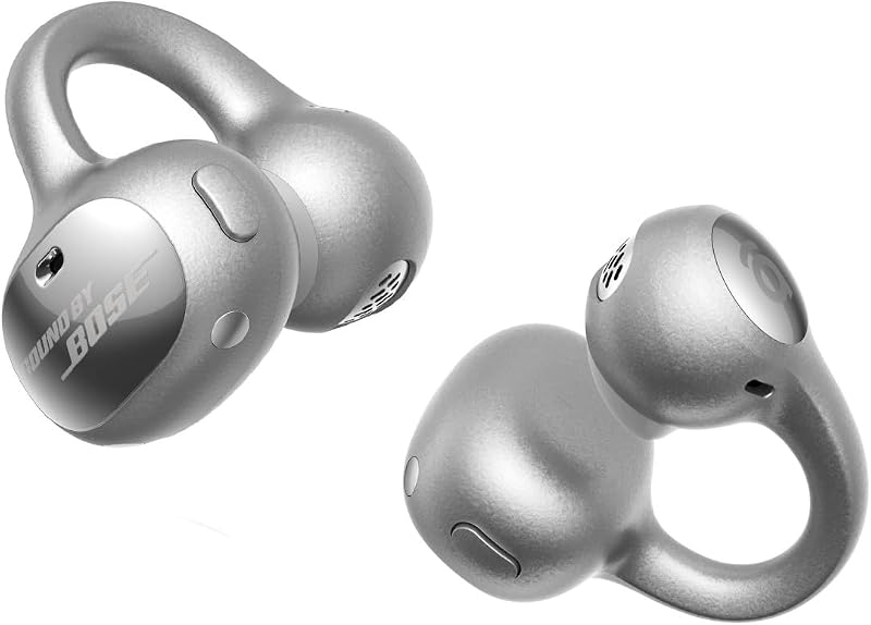 Baseus Inspire XC1 Open Ear Clip-On Earbuds, Sound by Bose, Dolby Audio, Adaptive Tunning Sound, Hybrid 2-Way Driver, Zero-Sense Air Cushion, 4-Mic Adaptive Clear Calls, IP66 Waterproof, 40H Playtime