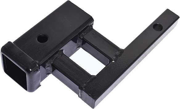 1-1/4 to 2 Trailer Hitch Receiver Rise-Drop Adapter Extension Tow